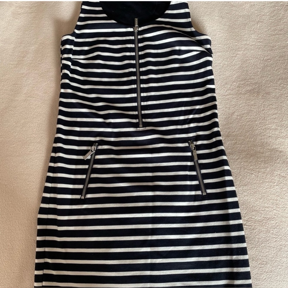 Michael Kors strip dress with zipper, size S
